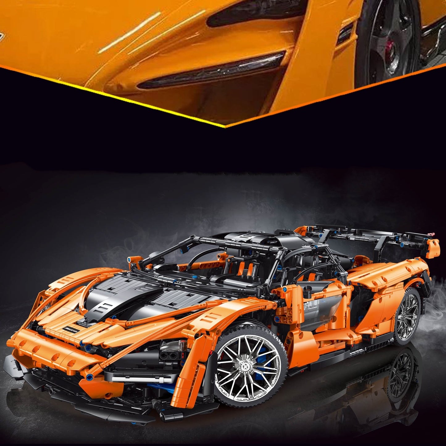 Remote Control Sports Car Model Children Assembly Plastic Building Blocks Boys