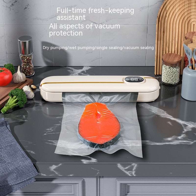 Automatic Fresh-keeping Vacuum Sealing All-in-one Machine Household