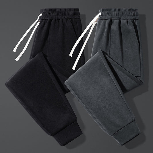 Thick Warm Men's Ankle-tied Pants