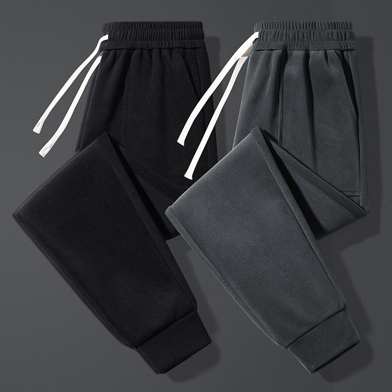 Thick Warm Men's Ankle-tied Pants