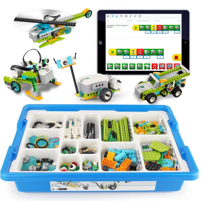 Programming Building Blocks Compatible Course Robot Teaching AIDS Assembly Toy Set