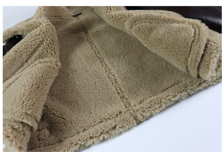 Top Winter Loose Thickened  Lamb Wool