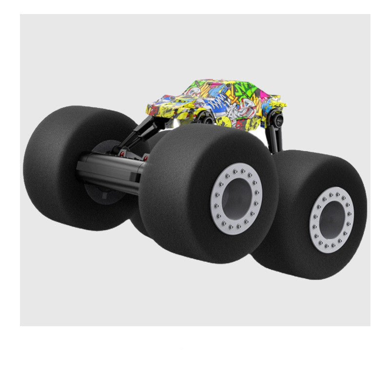 Remote Control Stunt Truck Sponge Tire Kids Room Off Road Vehicle Toy