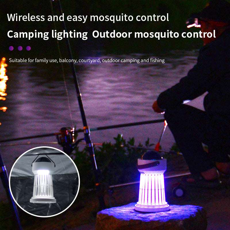 2 In 1 Electric Mosquito Killer Lamp Star Ceiling Projection Kill Mosquitoes For Outdoor And Indoor