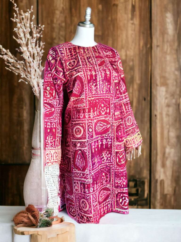 100% cotton pakistani kurti dress ( size extra large).