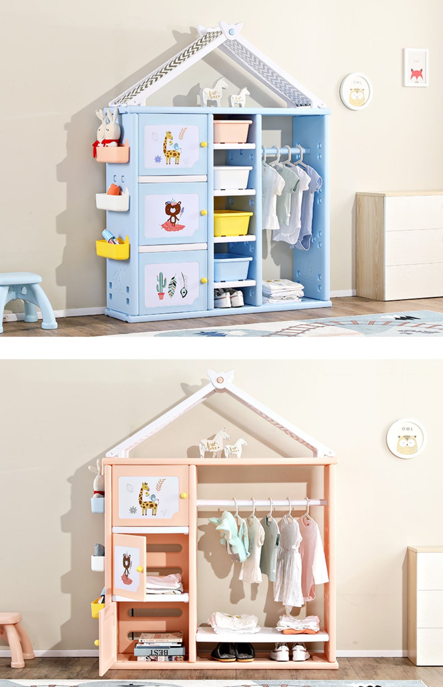 Modern Simple Home Bedroom Children's Wardrobe