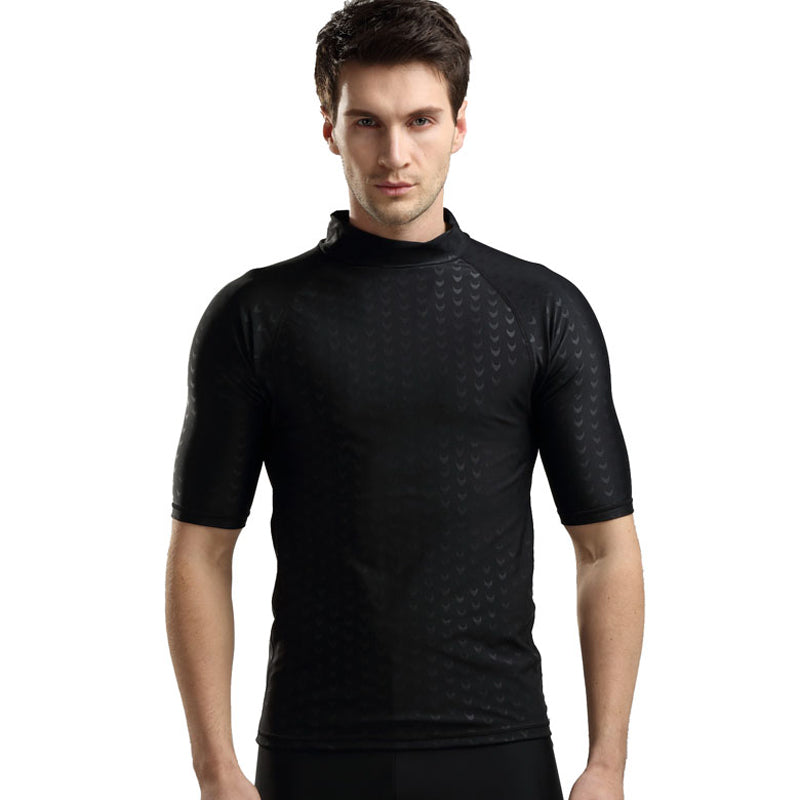 Men's Swimsuit Suit, Short-sleeved Top, Split Quick-drying Snorkeling Equipment
