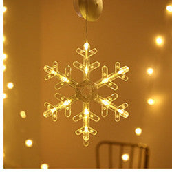 Star String Lights LED Christmas Curtain Lights Indoor Bedroom Home Party Decoration Snowman Christmas Tree Holiday Lights