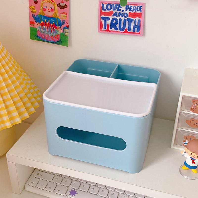 Creative Cute Cartoon Tissue Box Living Room Household Plastic Storage
