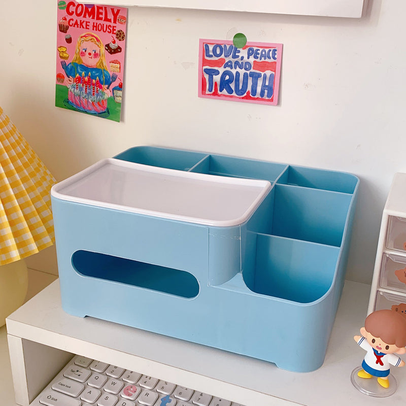 Creative Cute Cartoon Tissue Box Living Room Household Plastic Storage
