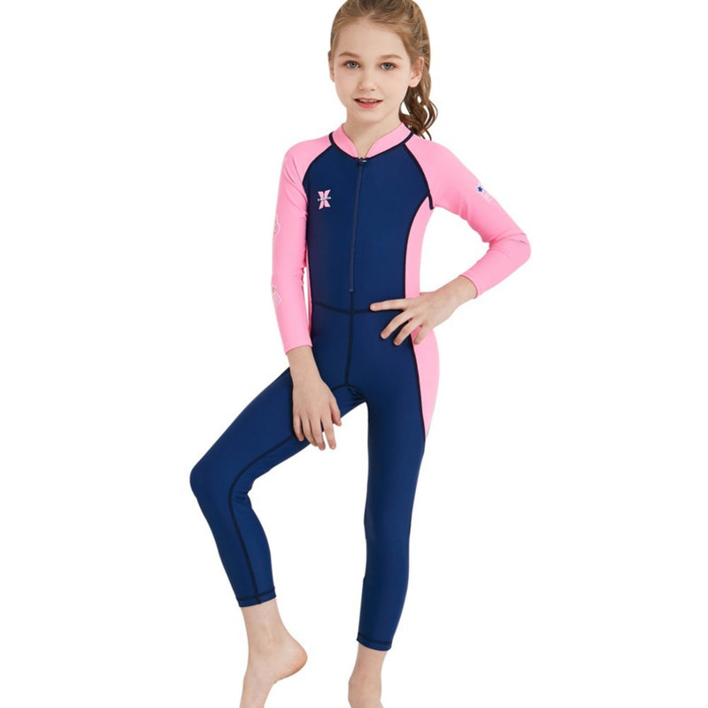 One-piece long-sleeved sunscreen and quick-drying wetsuit