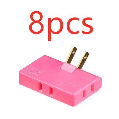 US Plug Rotary Head Plug Converter Ultra-Thin Conversion Plug Wireless Portable One Turn Three