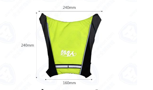 Sac à dos gilet réfléchissant, Rechargeable par USB, avec clignotant LED, télécommande, sac de sécurité pour Sport de plein air, équipement pour le cyclisme