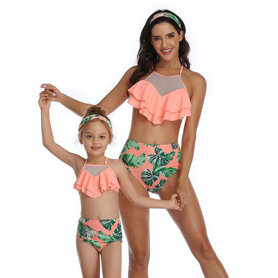 Maillot de bain bikini parent-enfant