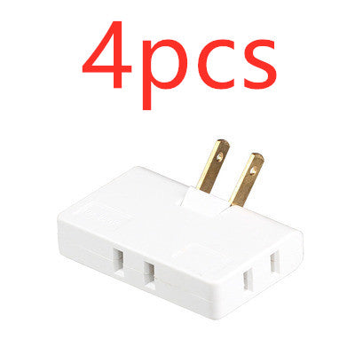 US Plug Rotary Head Plug Converter Ultra-Thin Conversion Plug Wireless Portable One Turn Three