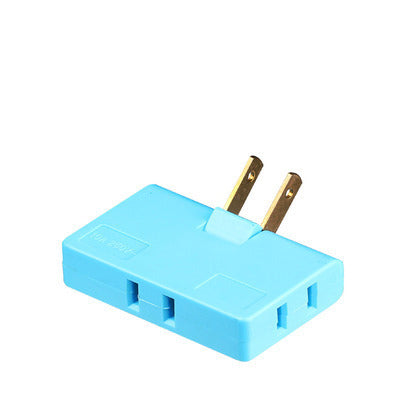 US Plug Rotary Head Plug Converter Ultra-Thin Conversion Plug Wireless Portable One Turn Three