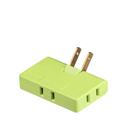 US Plug Rotary Head Plug Converter Ultra-Thin Conversion Plug Wireless Portable One Turn Three