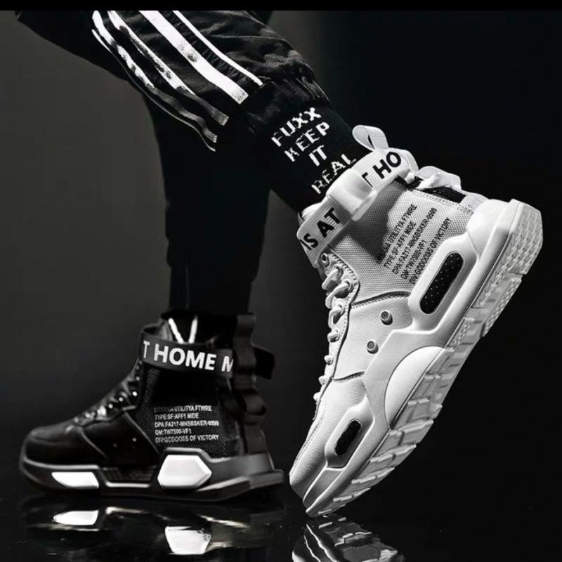 High-top Shoes Men's Shoes Korean Style Trendy Sports Boys Couple Shoes