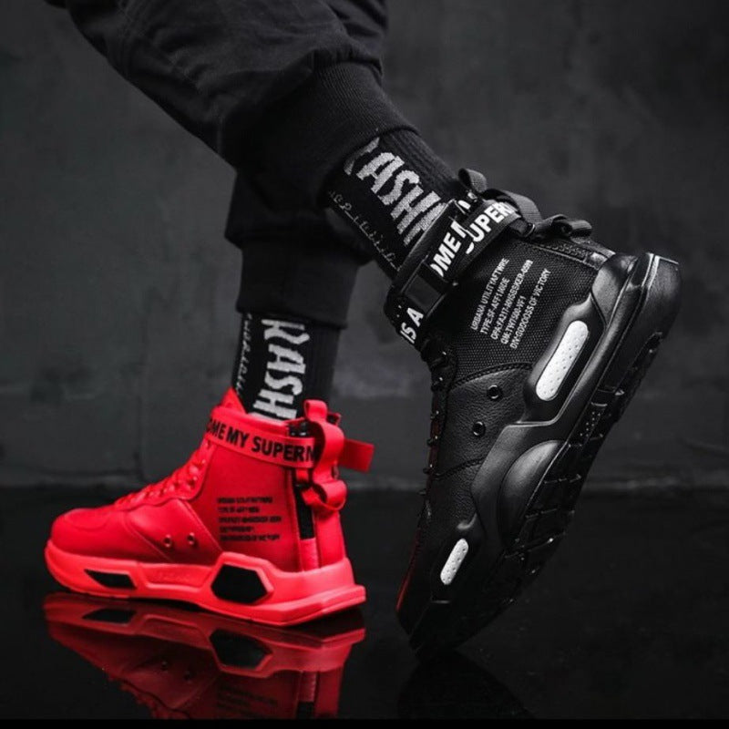 High-top Shoes Men's Shoes Korean Style Trendy Sports Boys Couple Shoes