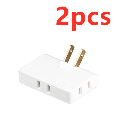 US Plug Rotary Head Plug Converter Ultra-Thin Conversion Plug Wireless Portable One Turn Three