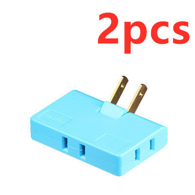 US Plug Rotary Head Plug Converter Ultra-Thin Conversion Plug Wireless Portable One Turn Three