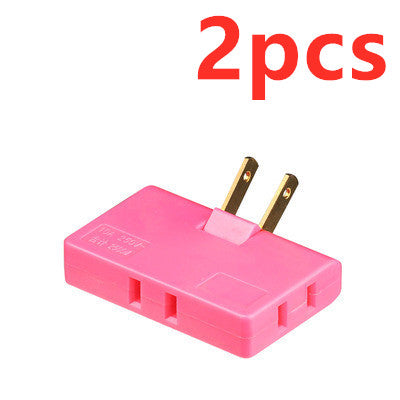 US Plug Rotary Head Plug Converter Ultra-Thin Conversion Plug Wireless Portable One Turn Three