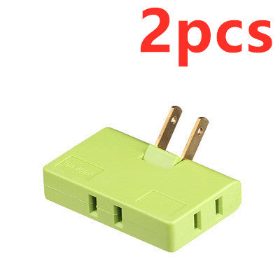 US Plug Rotary Head Plug Converter Ultra-Thin Conversion Plug Wireless Portable One Turn Three