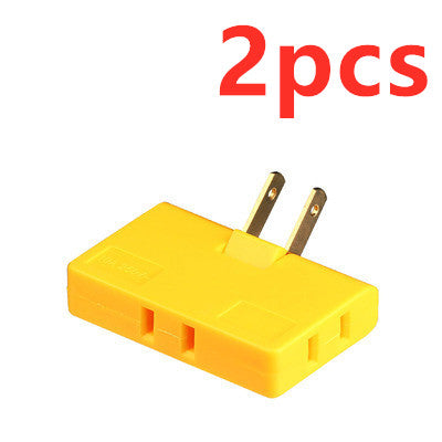 US Plug Rotary Head Plug Converter Ultra-Thin Conversion Plug Wireless Portable One Turn Three