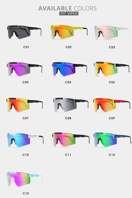 Outdoor Cycling Sunglasses Rainbow Gradient Glasses