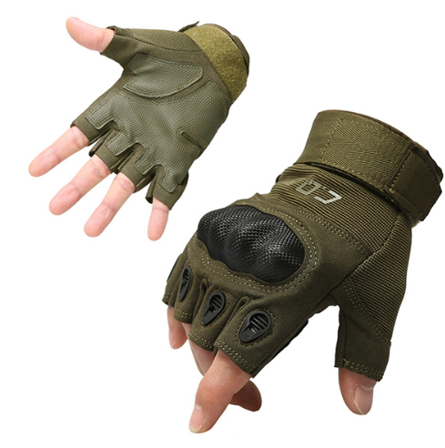 Gants tactiques militaires pour hommes, équipement de protection des articulations en caoutchouc, demi-doigt, pour gymnastique, Fitness, équitation, gants tactiques pour hommes