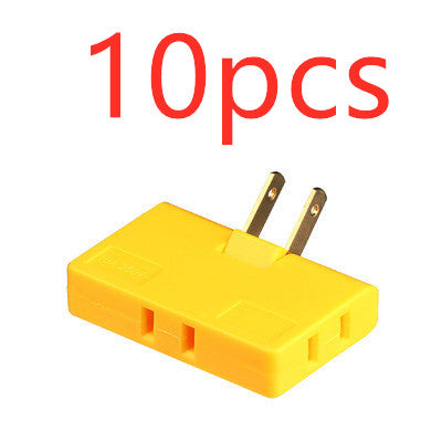 US Plug Rotary Head Plug Converter Ultra-Thin Conversion Plug Wireless Portable One Turn Three