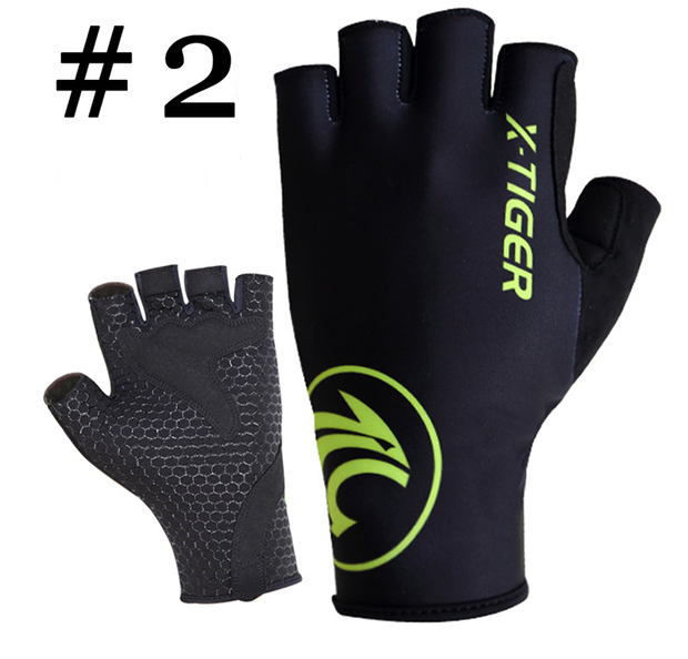 X-Tiger Women Anti-sweat Cycling Socks Finger Gloves Sports Bicycle Gloves Anti-slip Anti-shock Bicycle MTB Glove 6 Colors
