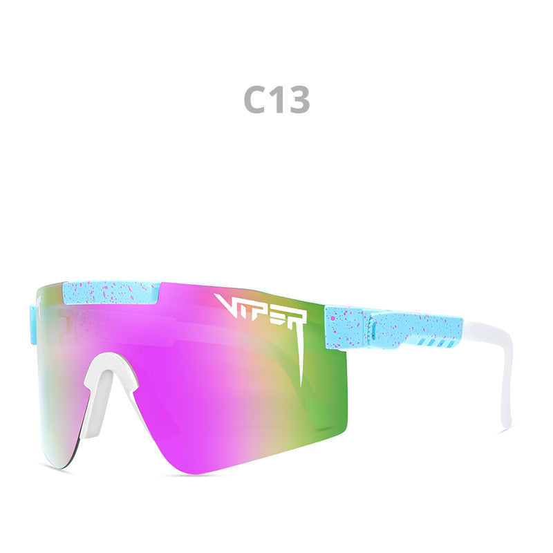 Outdoor Cycling Sunglasses Rainbow Gradient Glasses