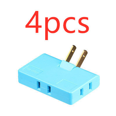 US Plug Rotary Head Plug Converter Ultra-Thin Conversion Plug Wireless Portable One Turn Three