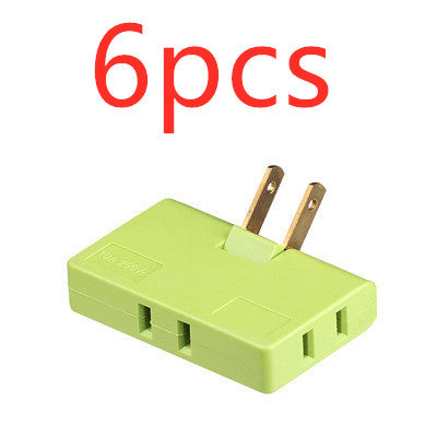 US Plug Rotary Head Plug Converter Ultra-Thin Conversion Plug Wireless Portable One Turn Three