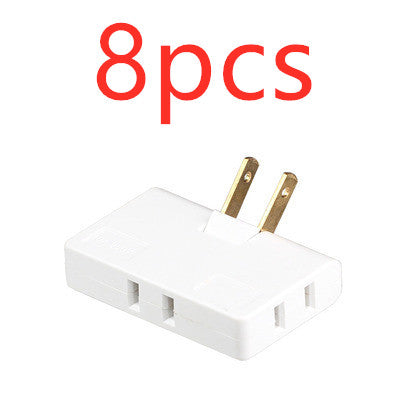 US Plug Rotary Head Plug Converter Ultra-Thin Conversion Plug Wireless Portable One Turn Three