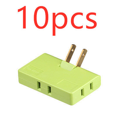 US Plug Rotary Head Plug Converter Ultra-Thin Conversion Plug Wireless Portable One Turn Three