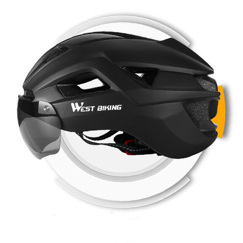 Cycling Helmet Integrated With Goggles Helmet Mountain Road Bike Helmet Equipment