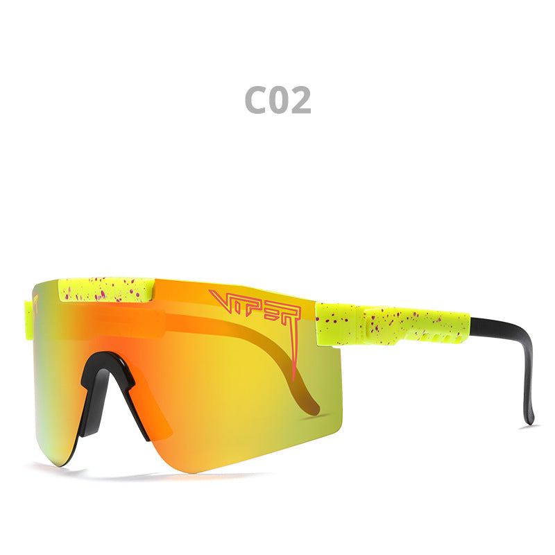 Outdoor Cycling Sunglasses Rainbow Gradient Glasses