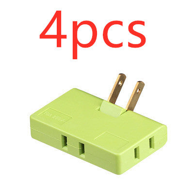 US Plug Rotary Head Plug Converter Ultra-Thin Conversion Plug Wireless Portable One Turn Three