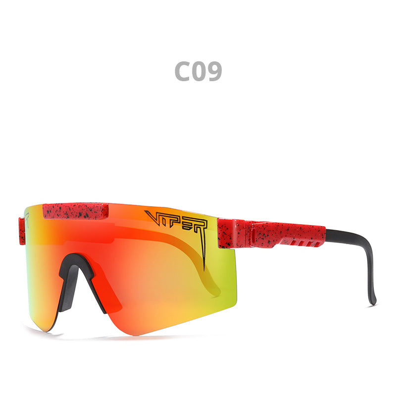 Outdoor Cycling Sunglasses Rainbow Gradient Glasses