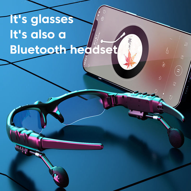 Fashion Sports Stereo Wireless Bluetooth 5.0 Headset Telephone Polarized Driving Sunglasses Riding Eyes Glasses