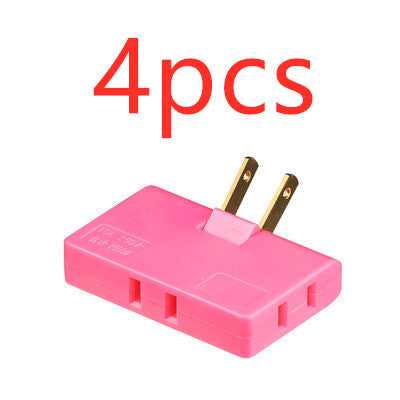 US Plug Rotary Head Plug Converter Ultra-Thin Conversion Plug Wireless Portable One Turn Three