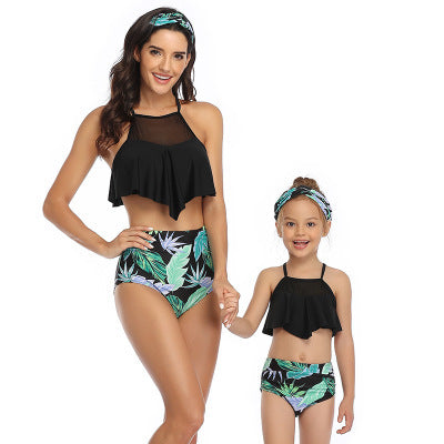 Maillot de bain bikini parent-enfant