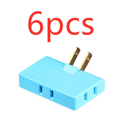 US Plug Rotary Head Plug Converter Ultra-Thin Conversion Plug Wireless Portable One Turn Three