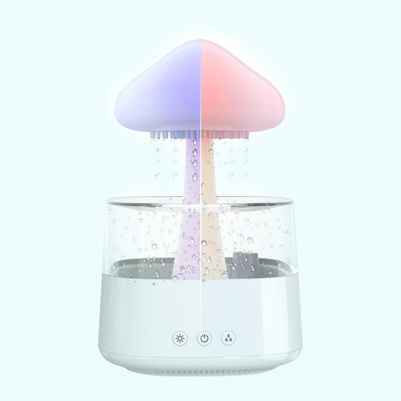 2023 New Dropshipping Items Rain Cloud Dripping Humidifier And Oil Diffuser Night Light Relax Aromatherapy Rain Cloud Humidifier