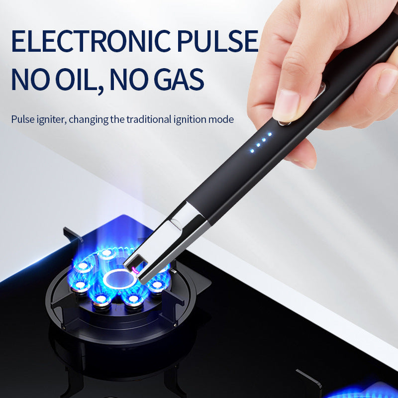 Wholesale Cross-border Exclusively For Aromatherapy Candle Gas Stove USB Pulse Charging Lighter Hanging Ignition Gun Igniter