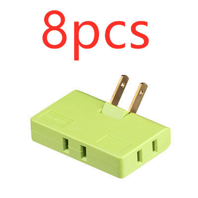 US Plug Rotary Head Plug Converter Ultra-Thin Conversion Plug Wireless Portable One Turn Three