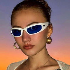 Lunettes de cyclisme de sport de style millénaire avec un sens des lunettes de soleil technologiques du futur