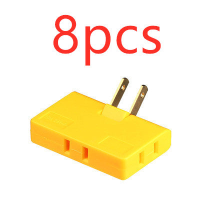 US Plug Rotary Head Plug Converter Ultra-Thin Conversion Plug Wireless Portable One Turn Three